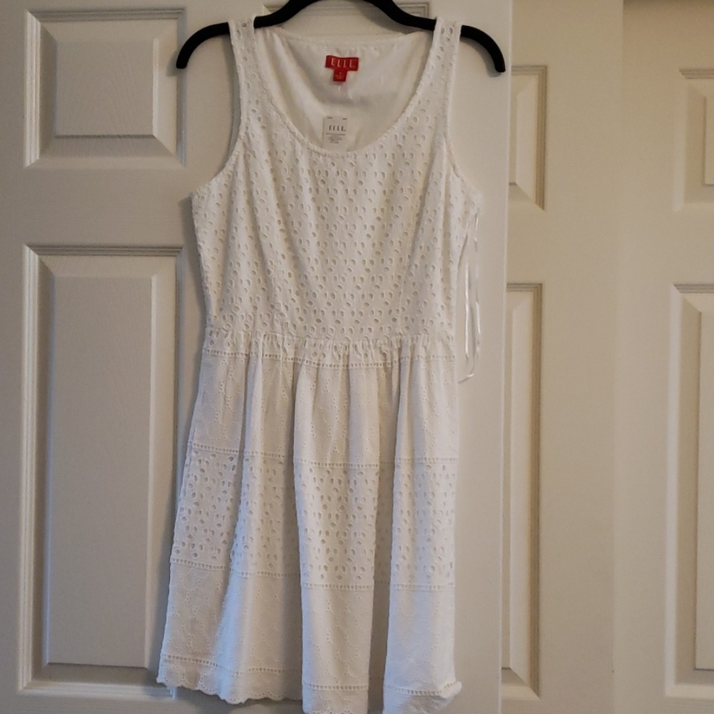 Lace white dress